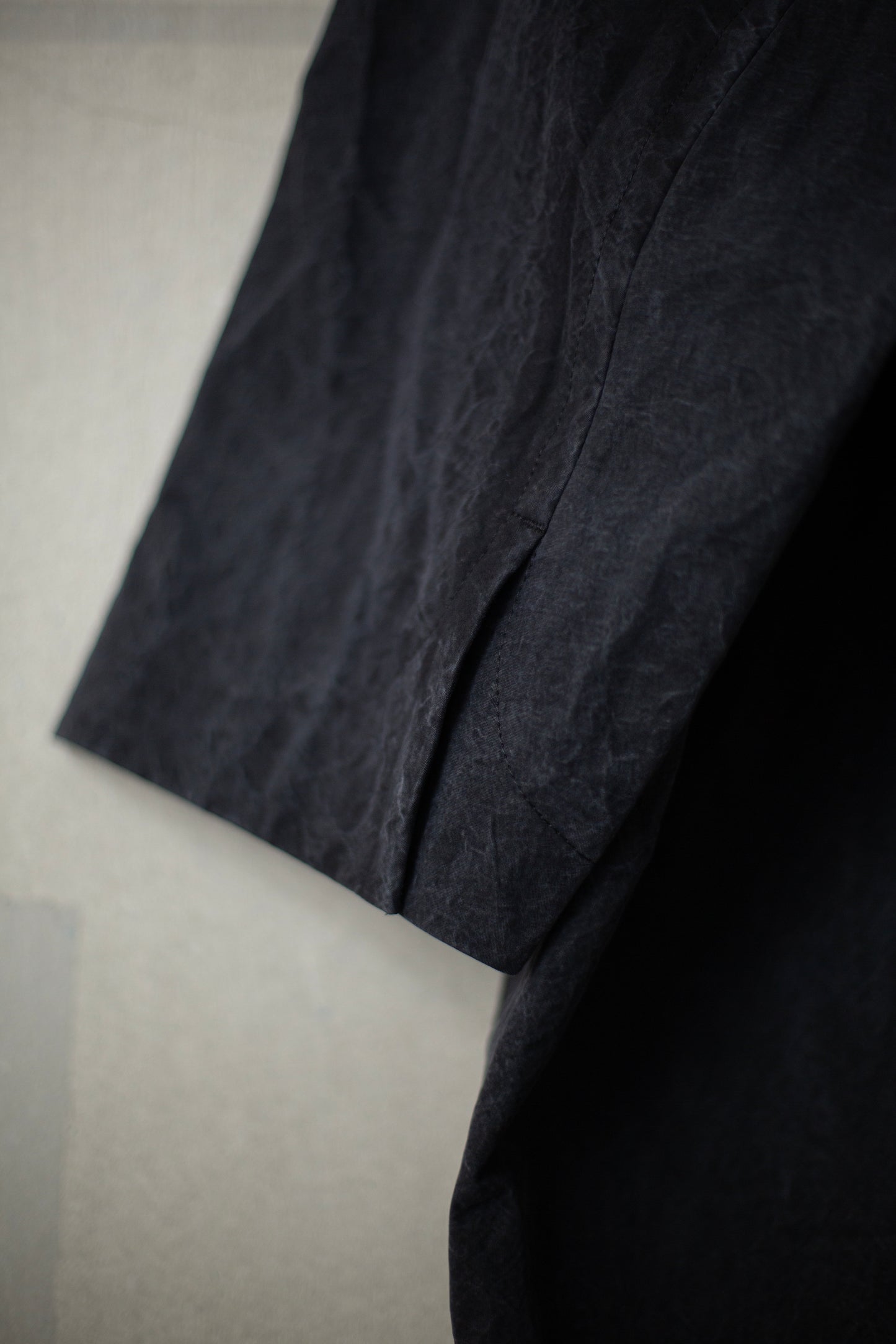 COAT#32 - TIME WASHED CANVAS BLACK