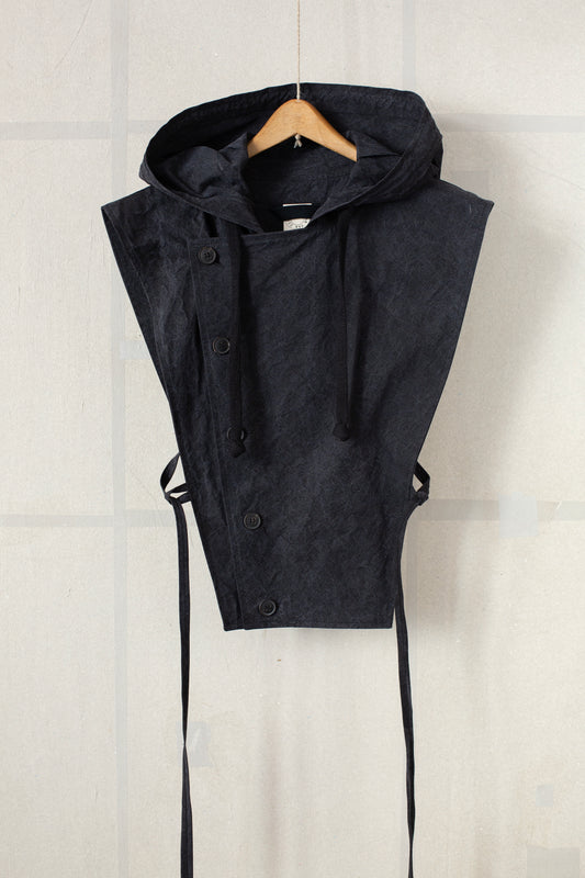 HOODPIECE#1 - TIME WASHED CANVAS BLACK
