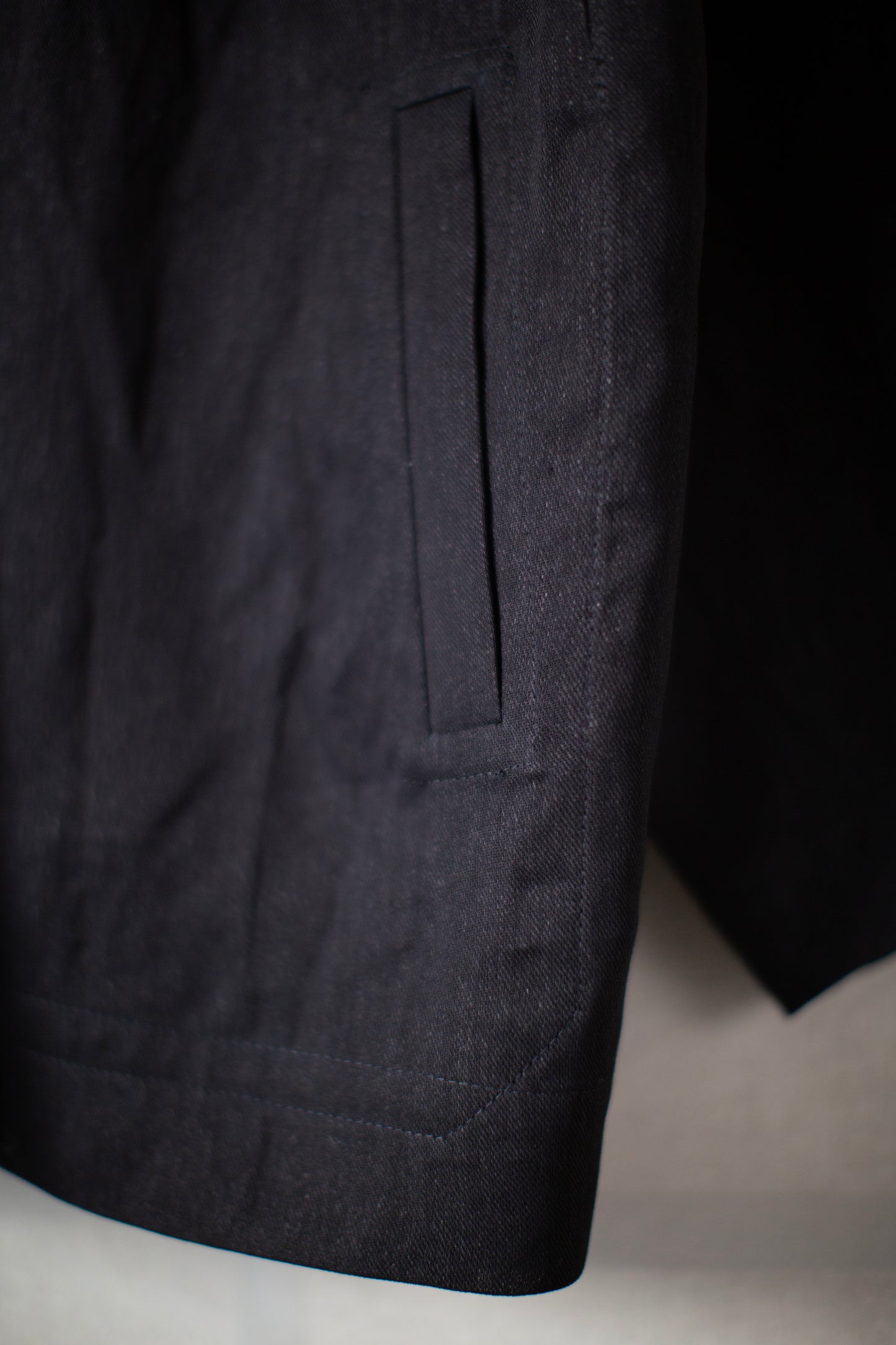 JACKET#63 - PAPER SHEER TWILL BLACK