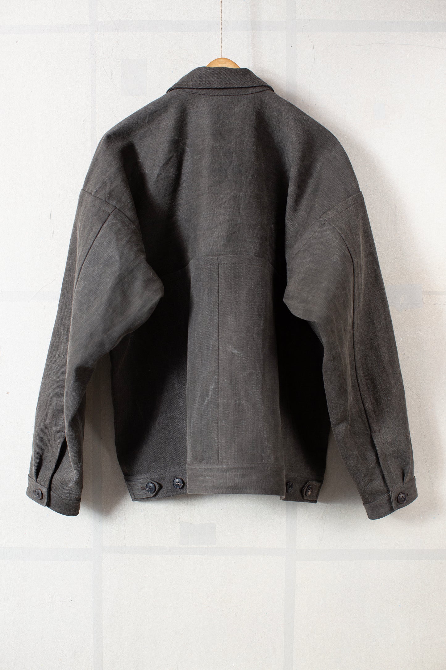 JACKET#64 - COTTON HEMP DENIM SUMI KAKISHIBU