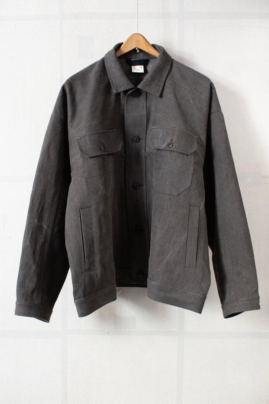 JACKET#64 - COTTON HEMP DENIM SUMI KAKISHIBU