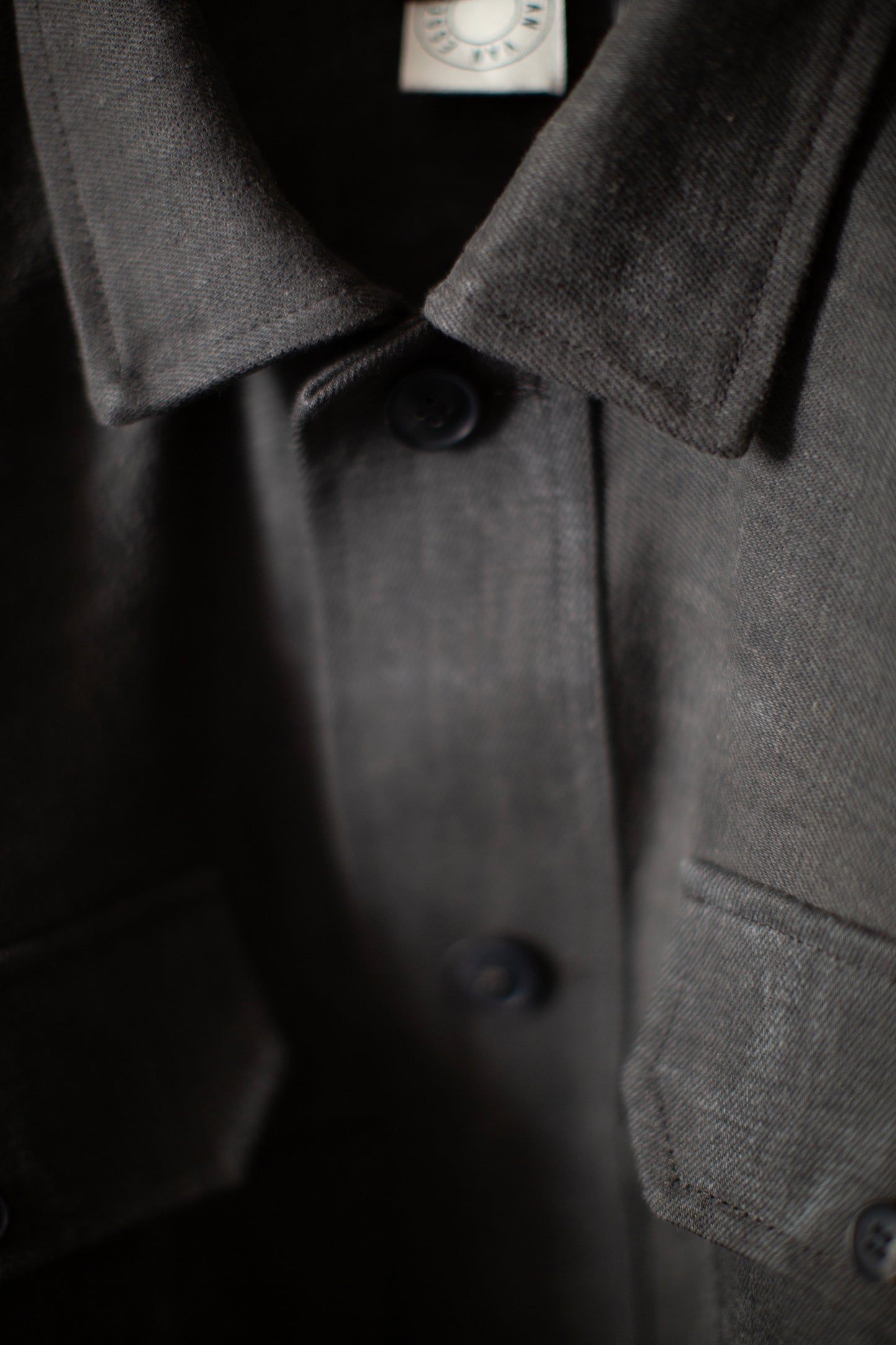 JACKET#64 - COTTON HEMP DENIM SUMI KAKISHIBU