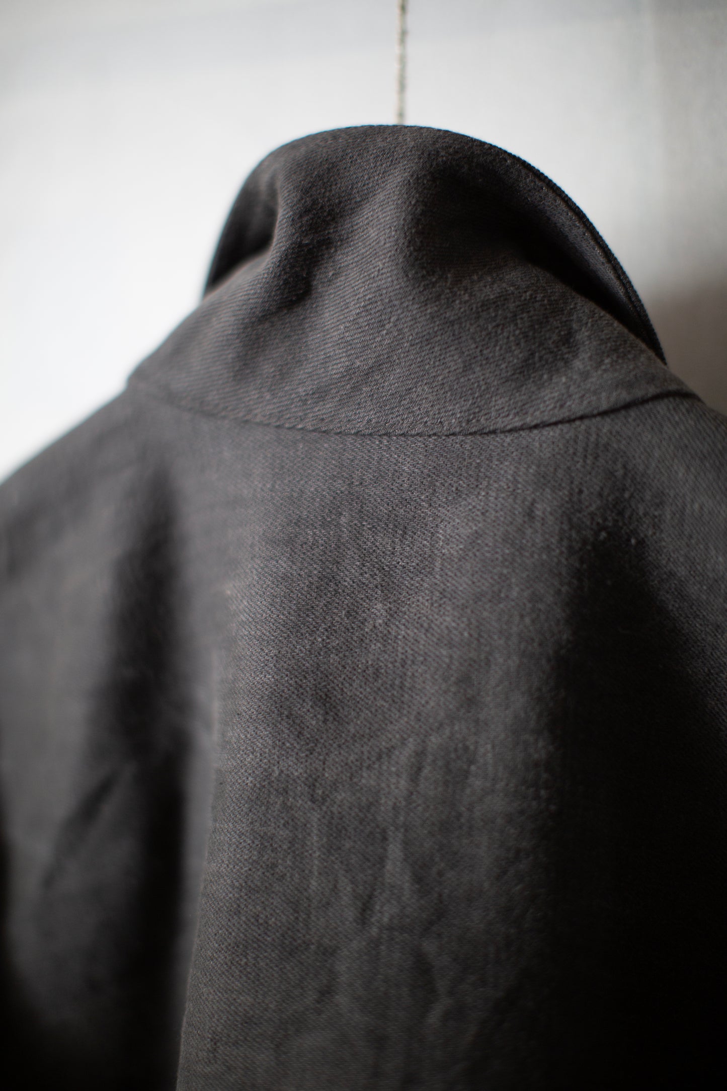 JACKET#64 - COTTON HEMP DENIM SUMI KAKISHIBU