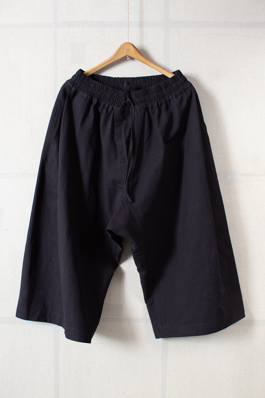 SHORTS#11 - COTTON PAPER FINE TWILL BLACK
