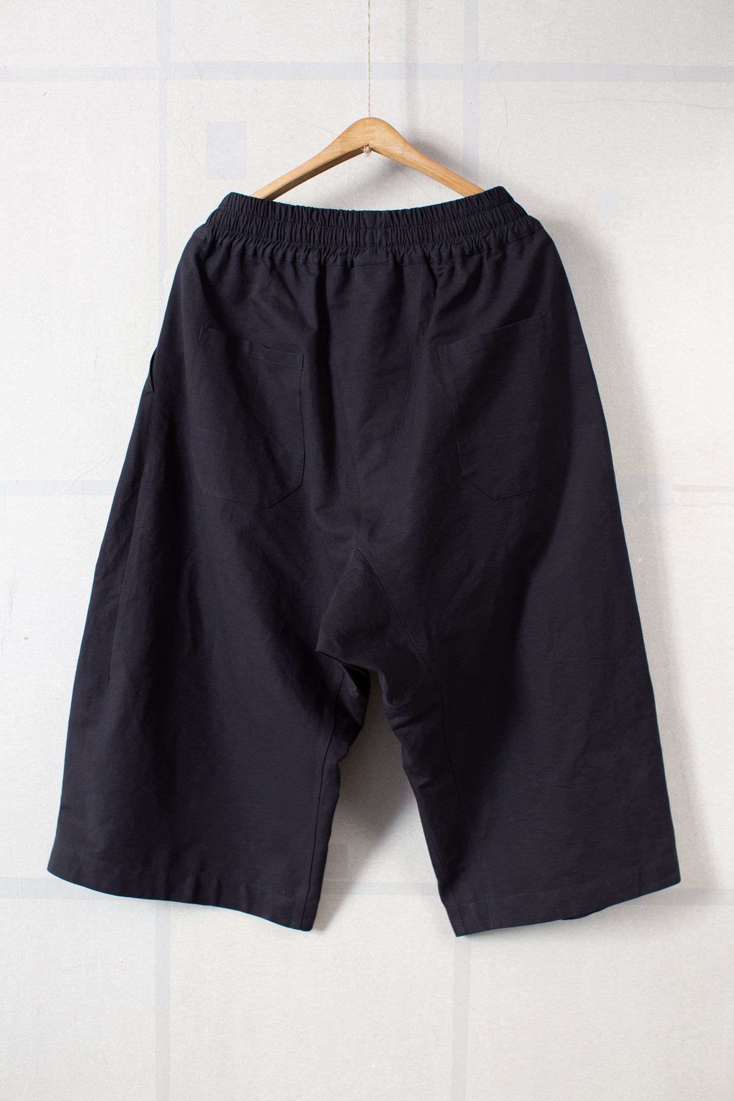 SHORTS#11 - COTTON PAPER FINE TWILL BLACK