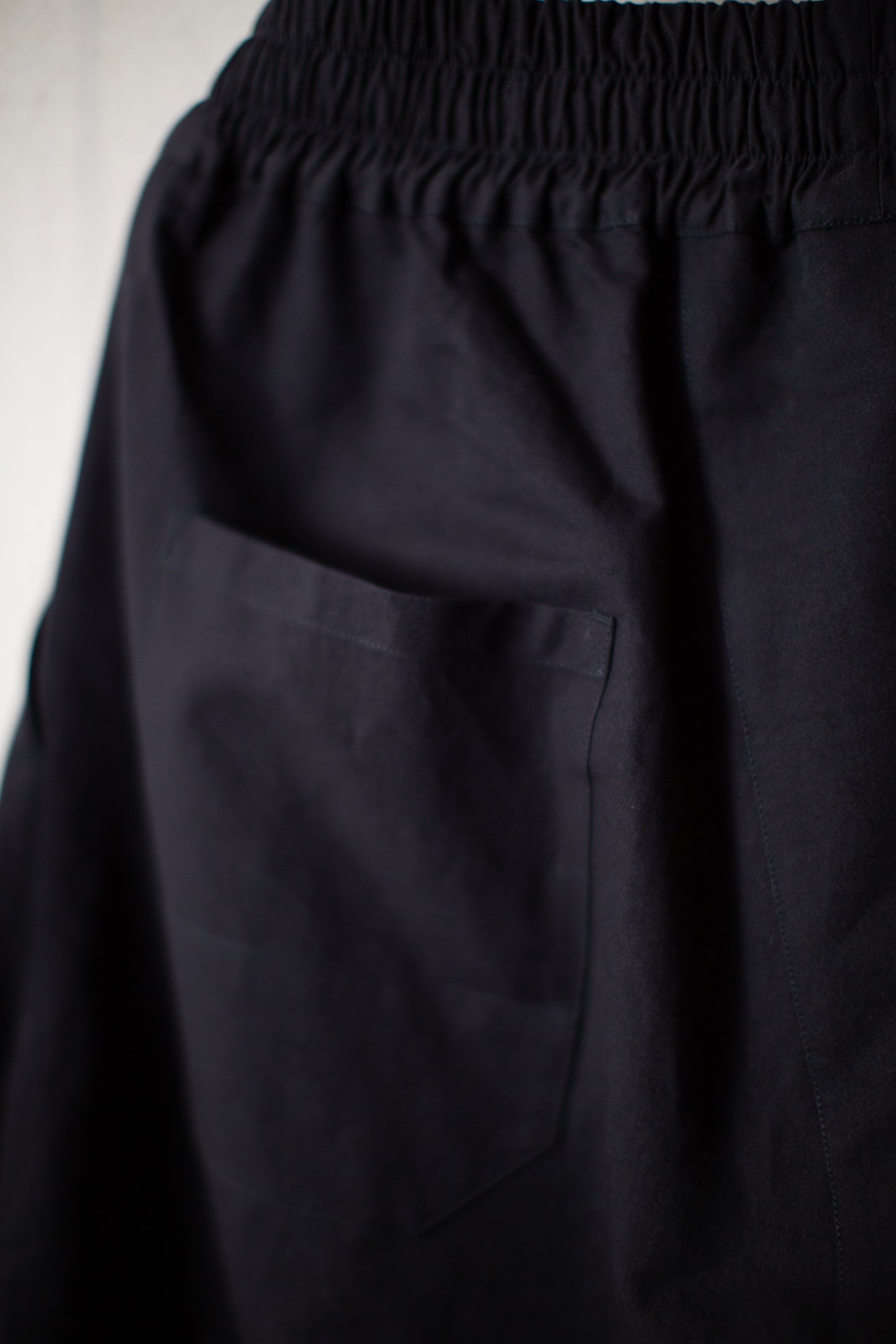 SHORTS#11 - COTTON PAPER FINE TWILL BLACK