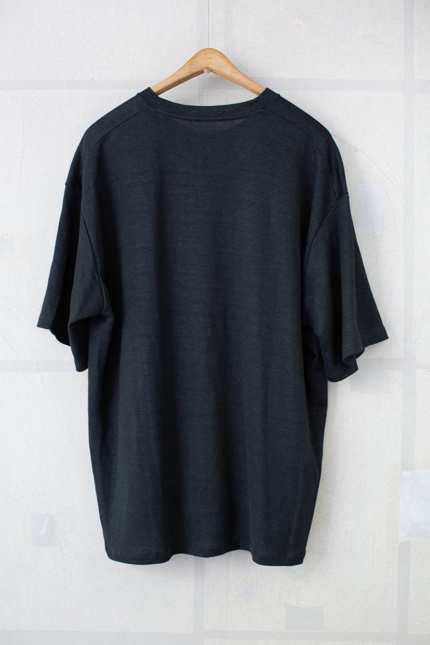 Black hemp T-shirt