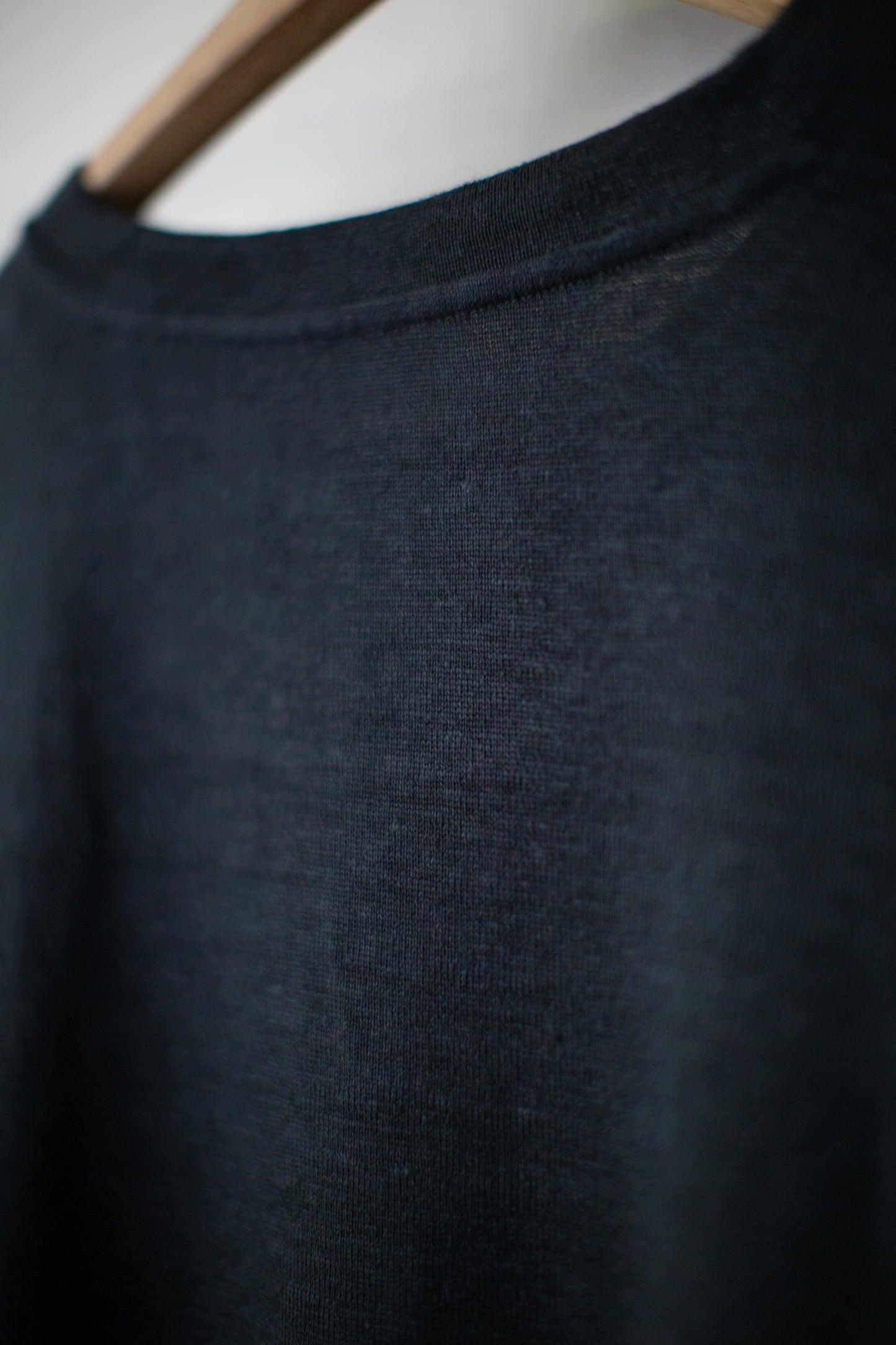 Black hemp T-shirt