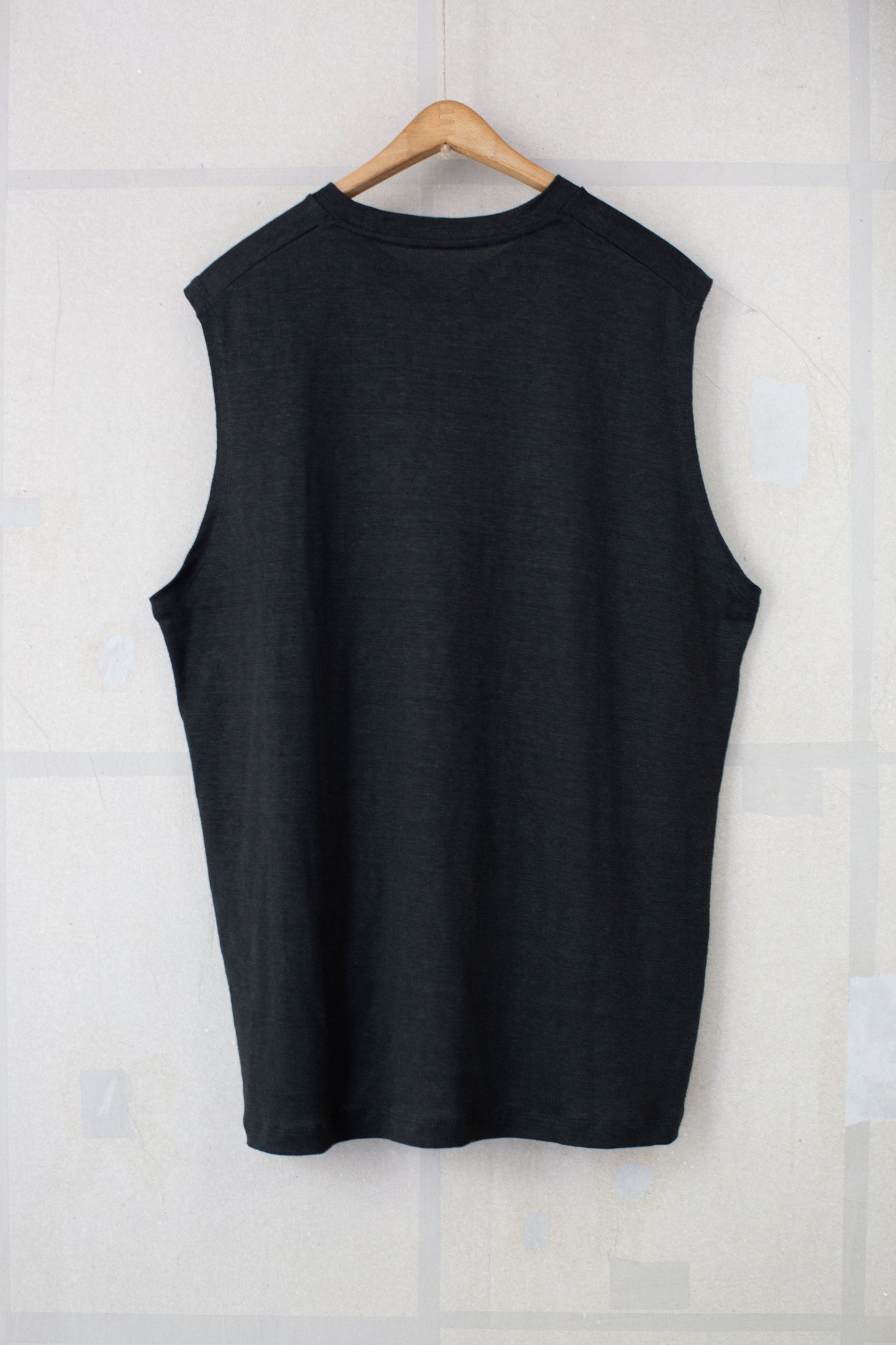 Black hemp Sleeveless Top