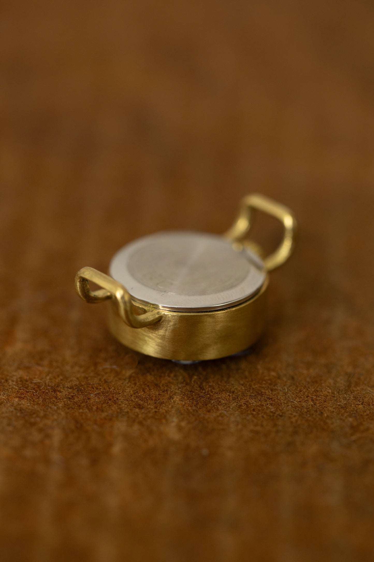 Extra small tripple wrist wrap brass watch