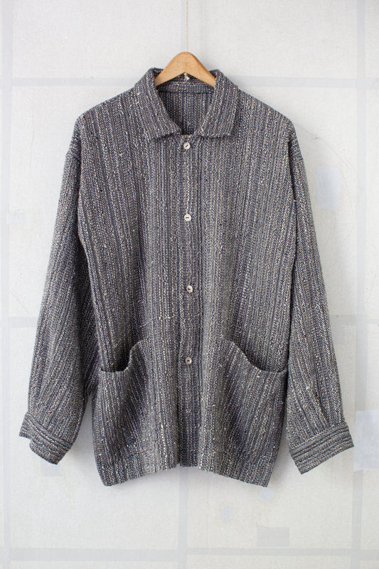 Hand woven coverall jacket