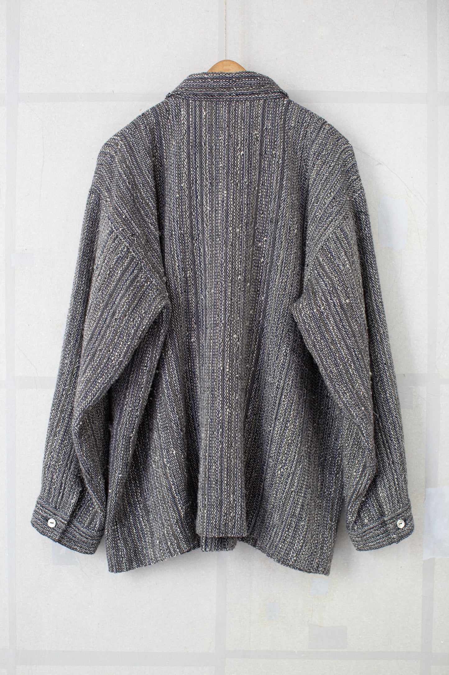 Hand woven coverall jacket