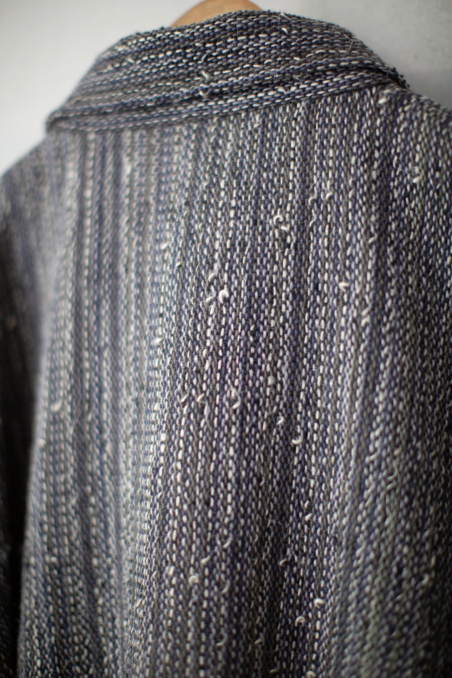 Hand woven coverall jacket