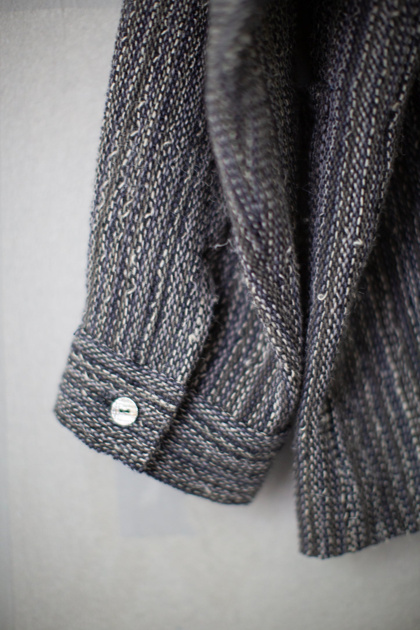 Hand woven coverall jacket