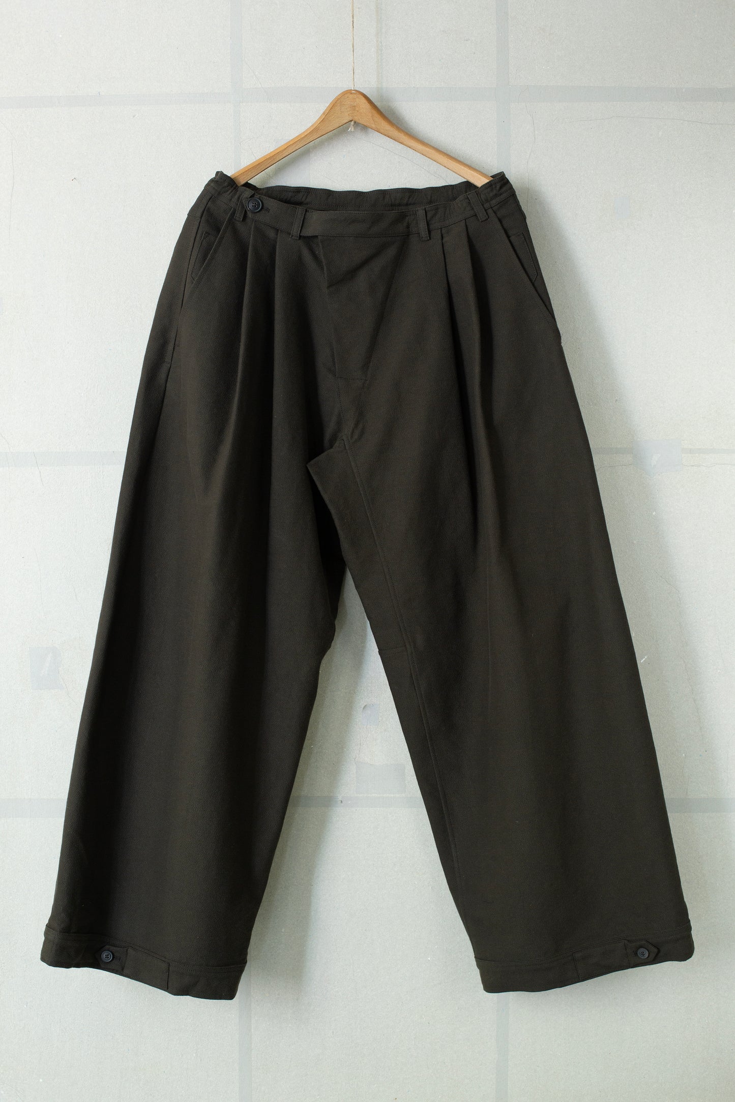 TROUSERS#87 - ANTIQUE COTTON CLOTH FOREST