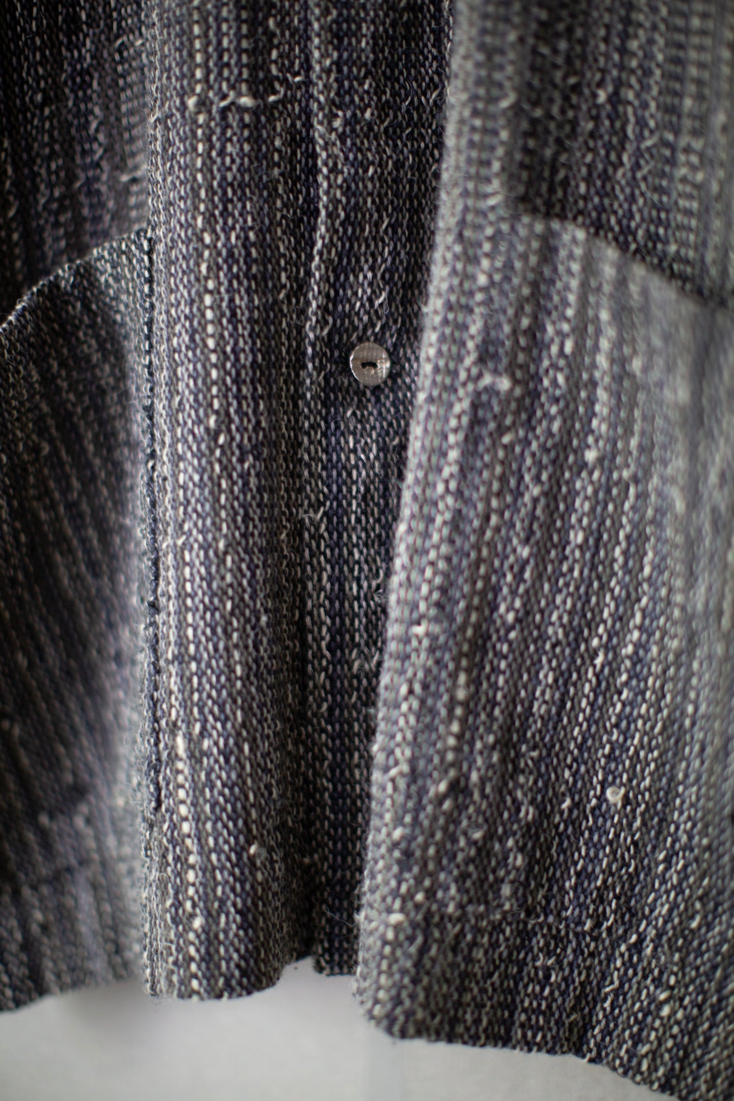 Hand woven coverall jacket