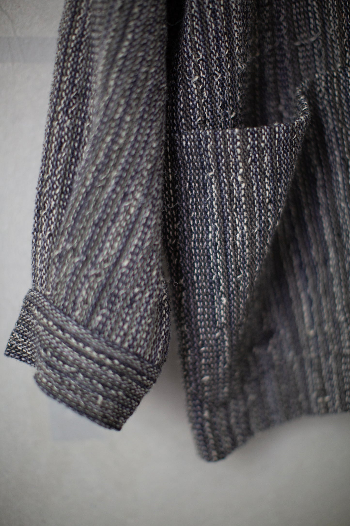 Hand woven coverall jacket
