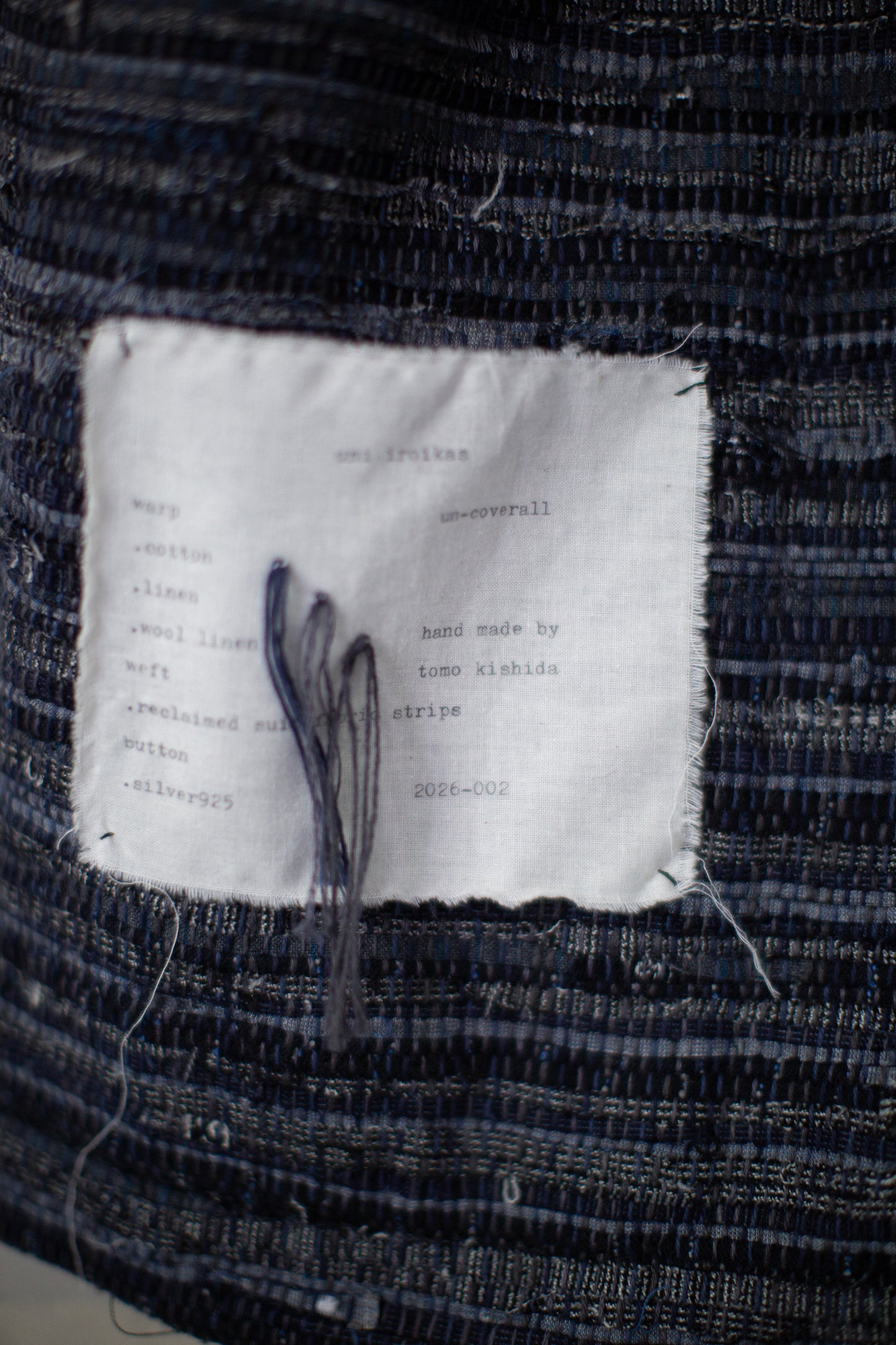 Sakiori coverall jacket
