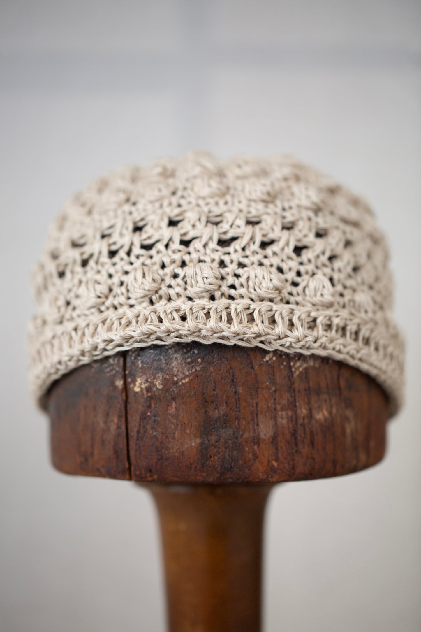 BEANIE#13 - HEMP NATURAL