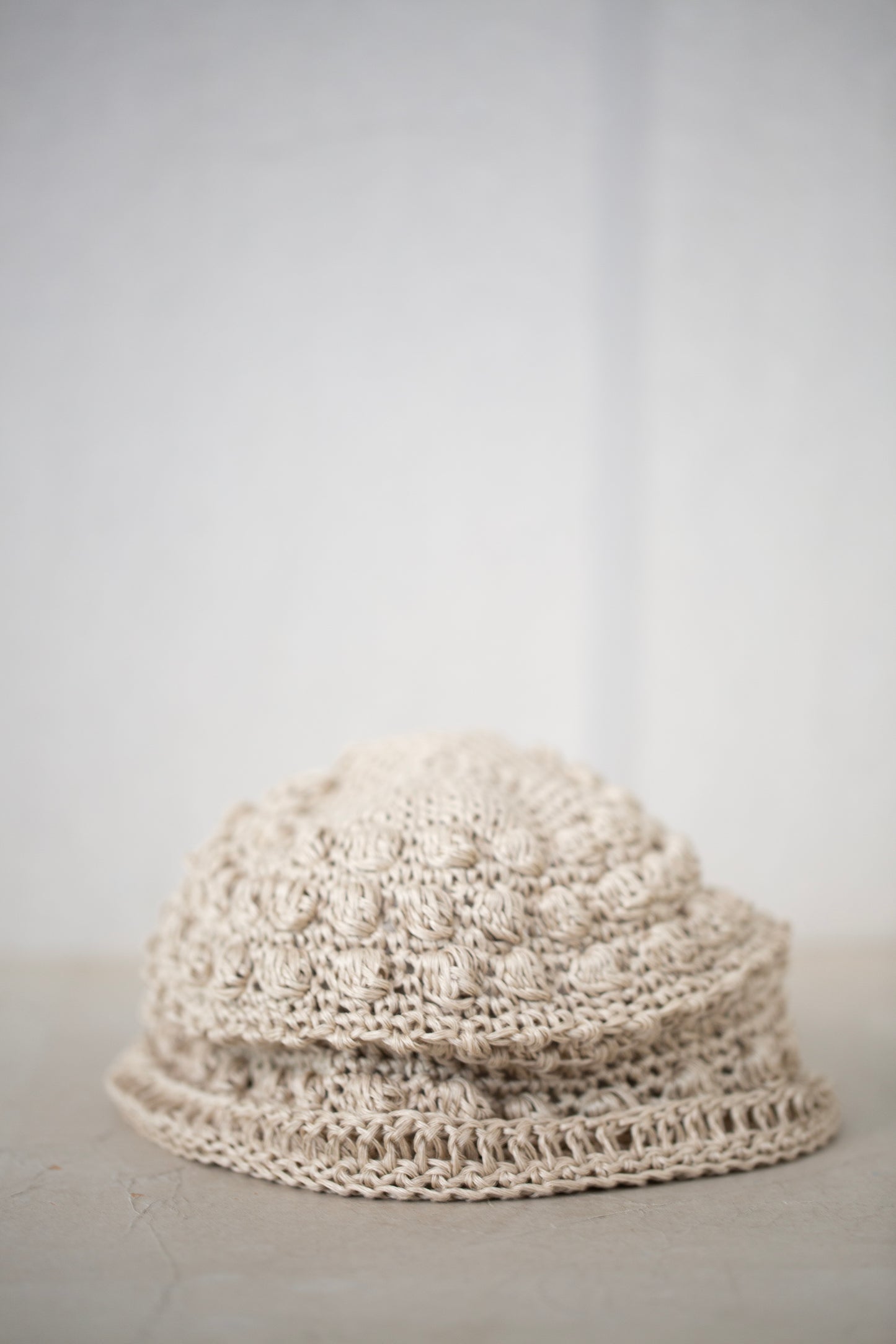 BEANIE#13 - HEMP NATURAL