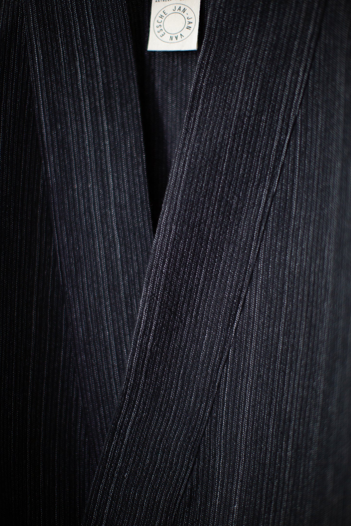 SHIRT#115 - STRIPED WOOL COTTON CLOTH