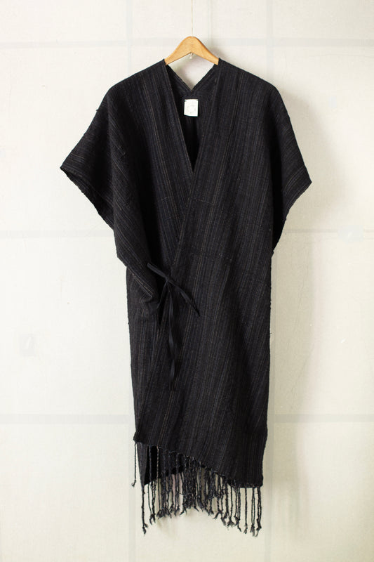 GILET#14 - HANDWOVEN TEXTURED STRIPE