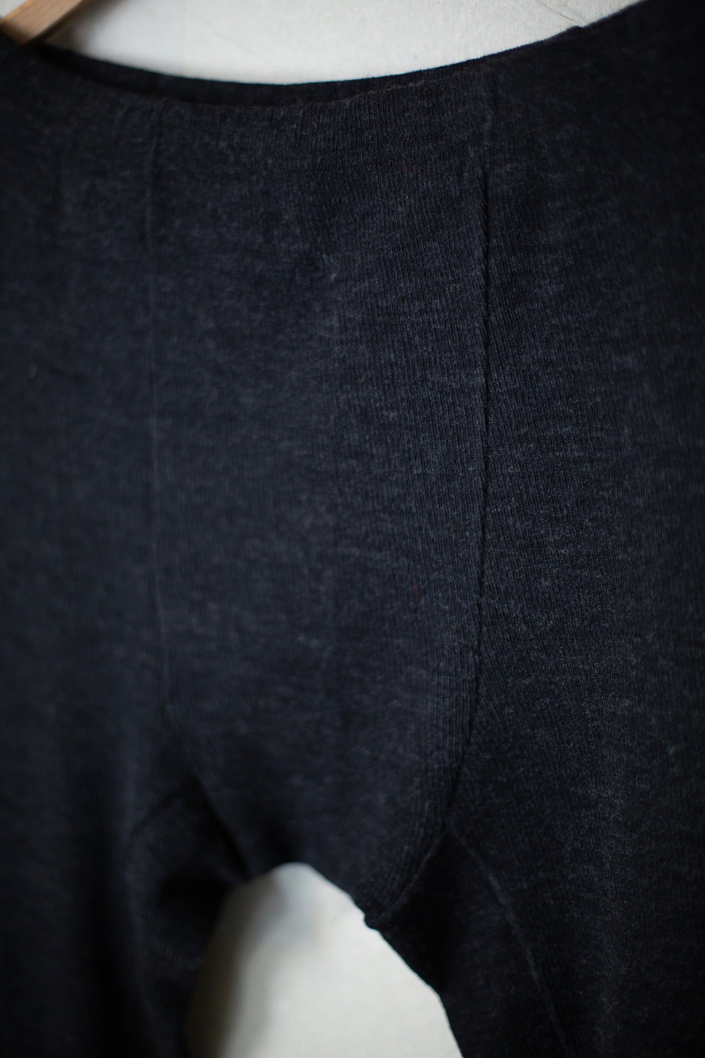 LONG JOHNS#8 - WOOL 2/2 RIB ANTHRACITE