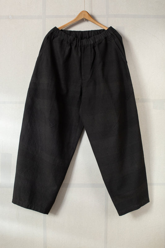 black mill cotton khadi thick pants