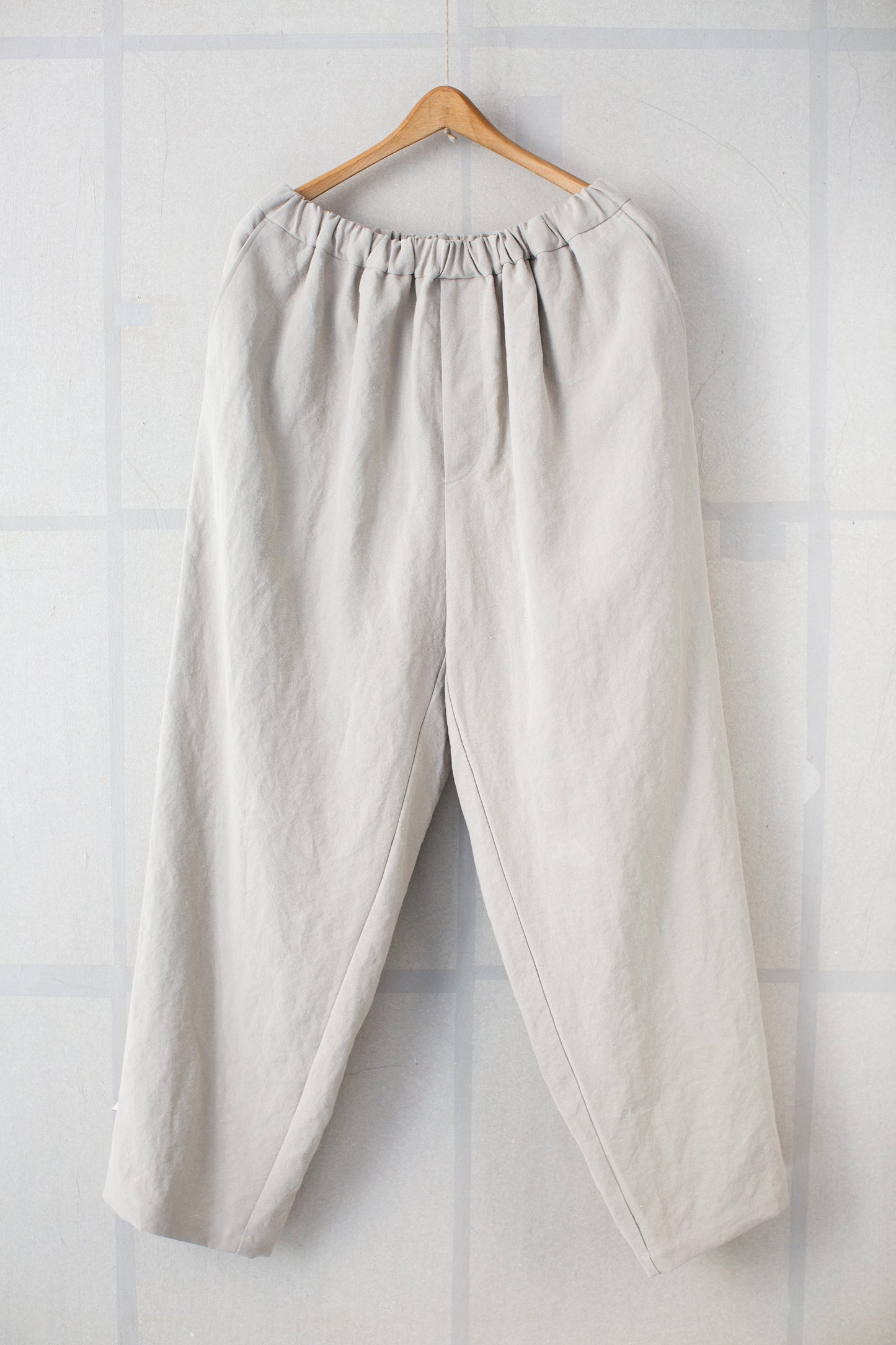 Beige Wide Easy Pants