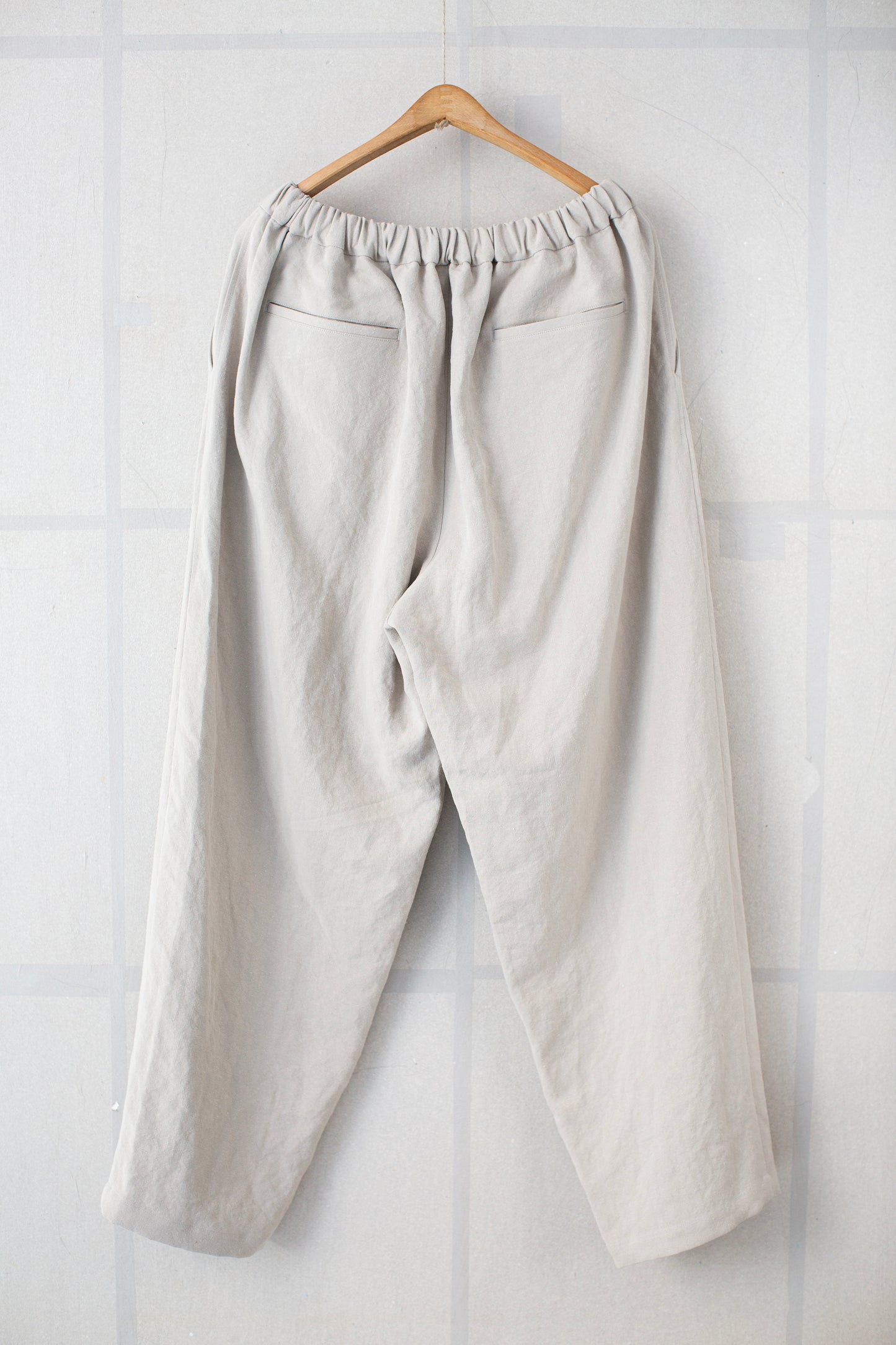 Beige Wide Easy Pants