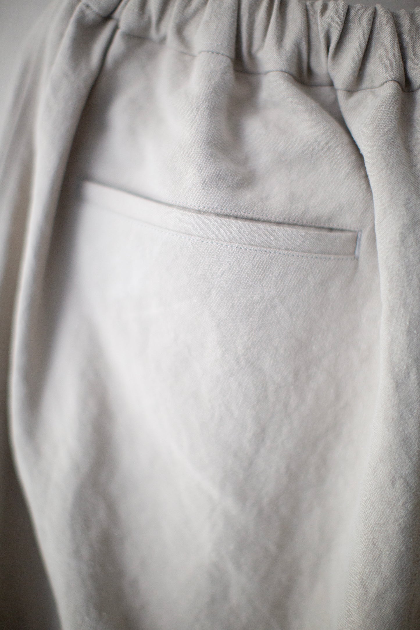 Beige Wide Easy Pants