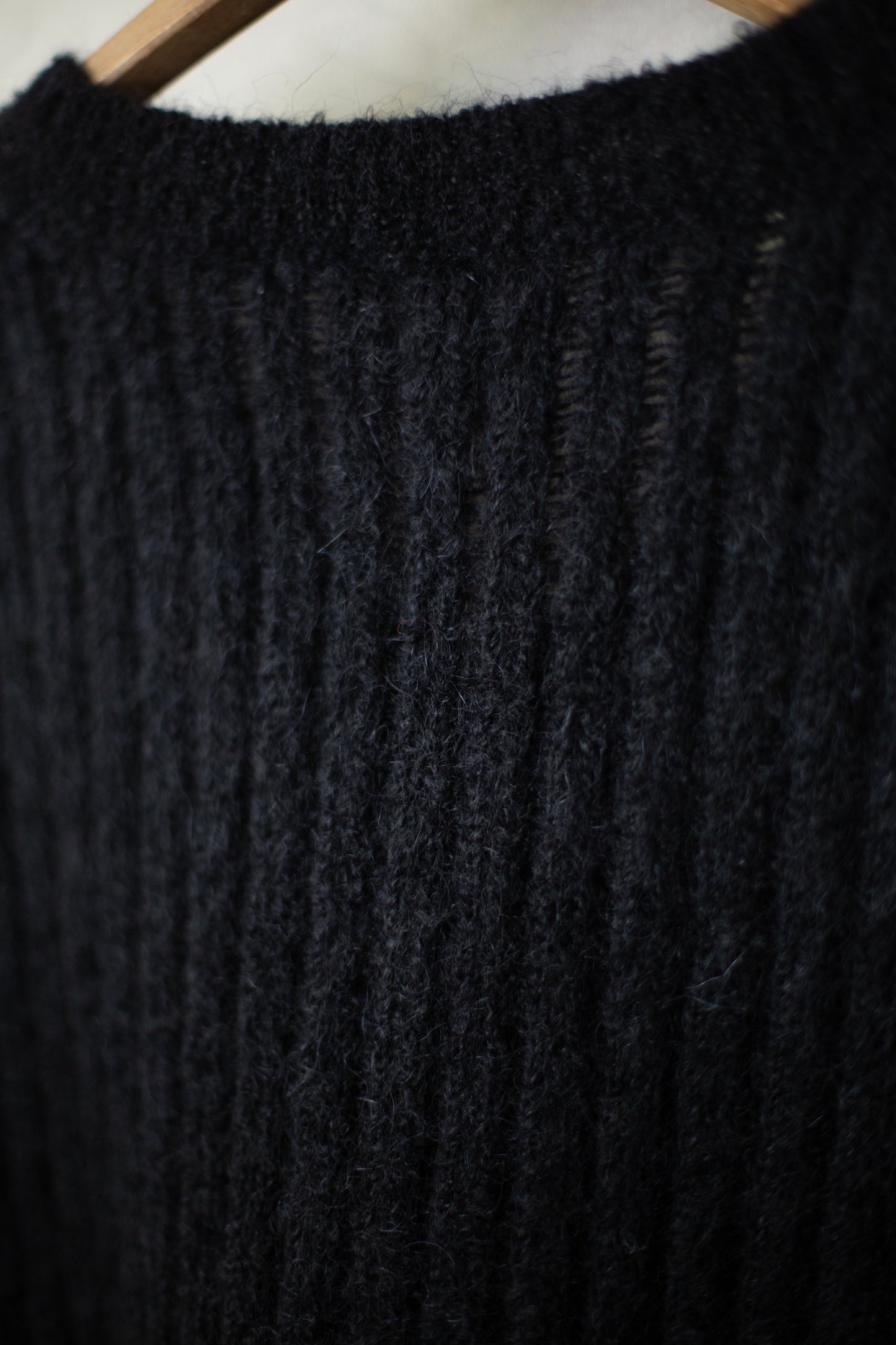 KNIT#72 - GOAT MOHAIR BLACK