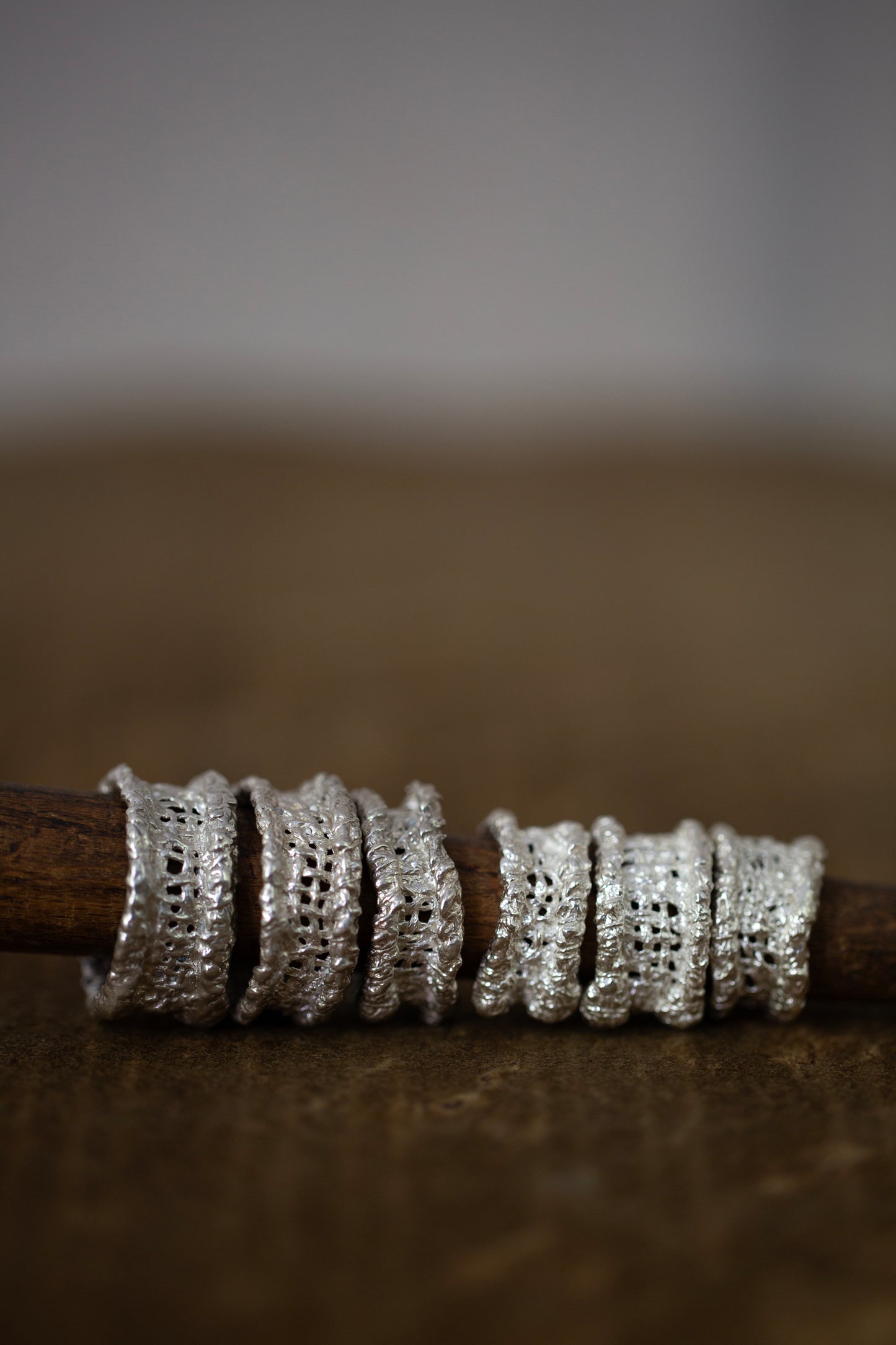 'Un-fabric' ring