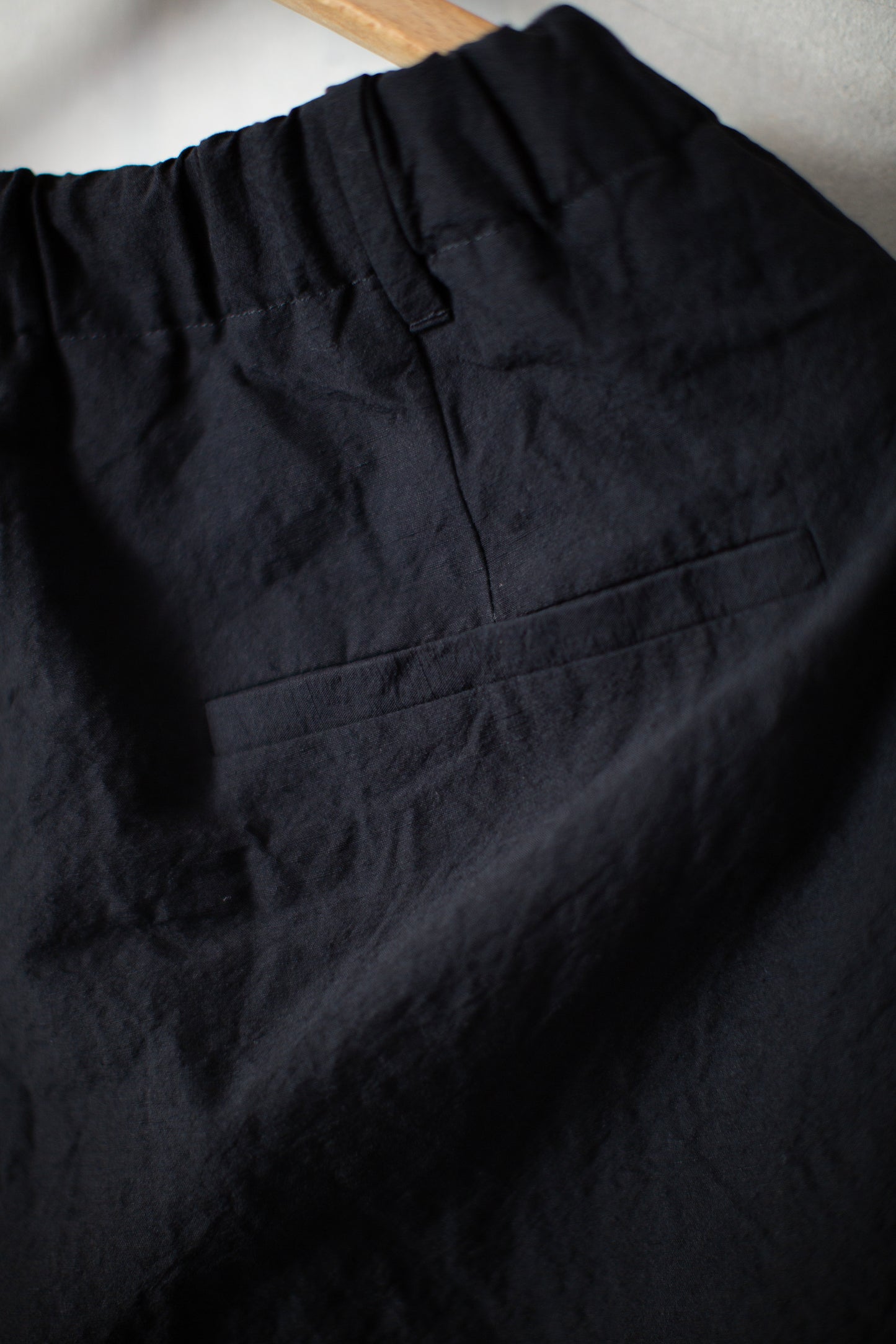 Black slim pullon pants