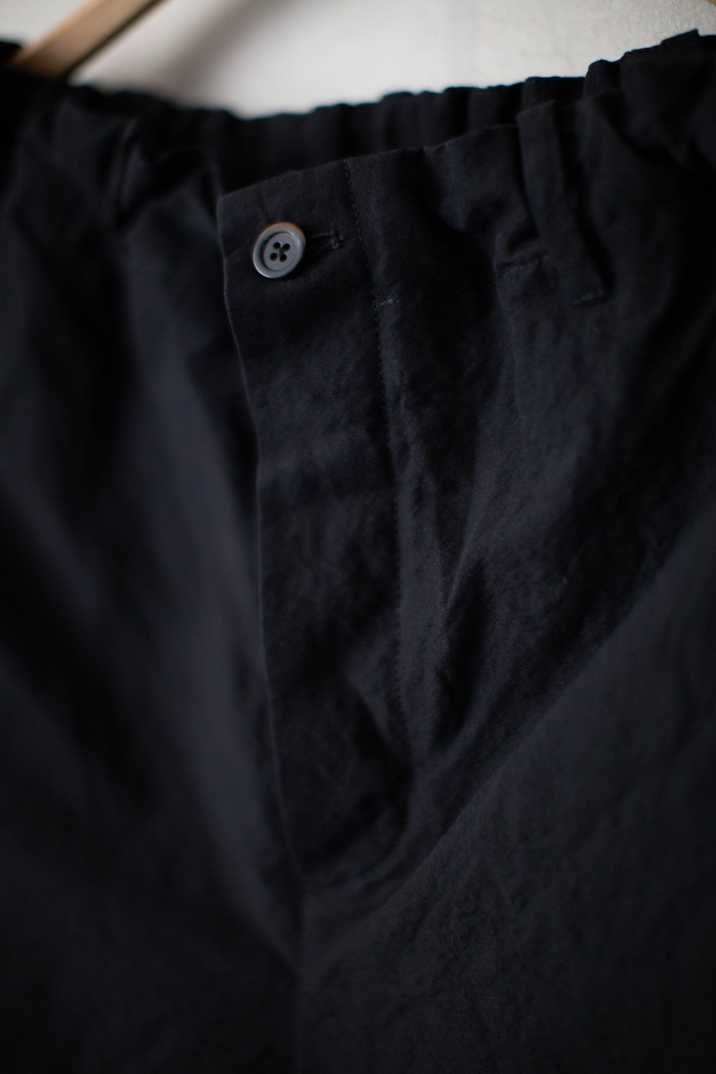 Black slim pullon pants
