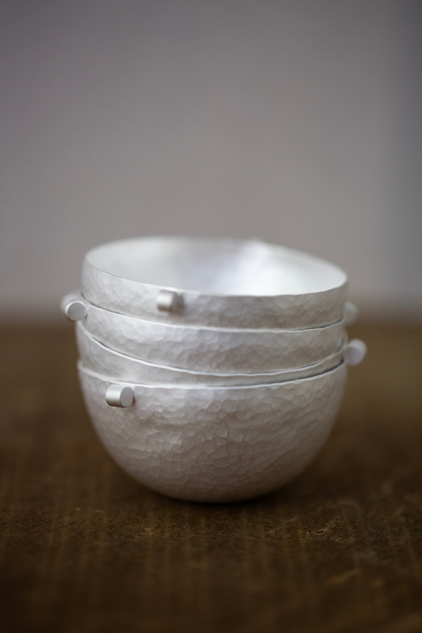 Sterling silver coated earcup by Mayumi Utsunomiya