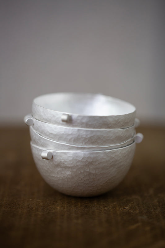 Sterling silver coated earcup by Mayumi Utsunomiya