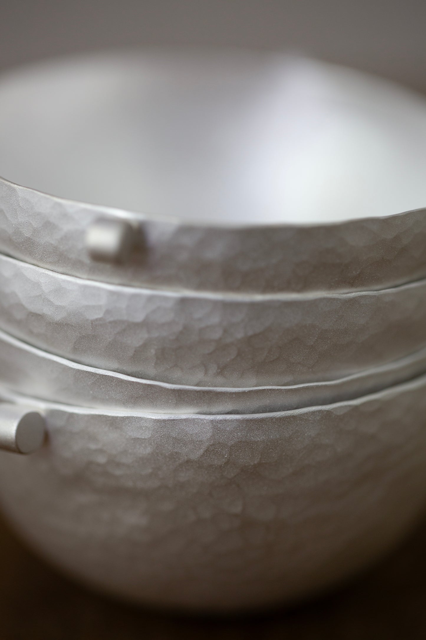 Sterling silver coated earcup by Mayumi Utsunomiya