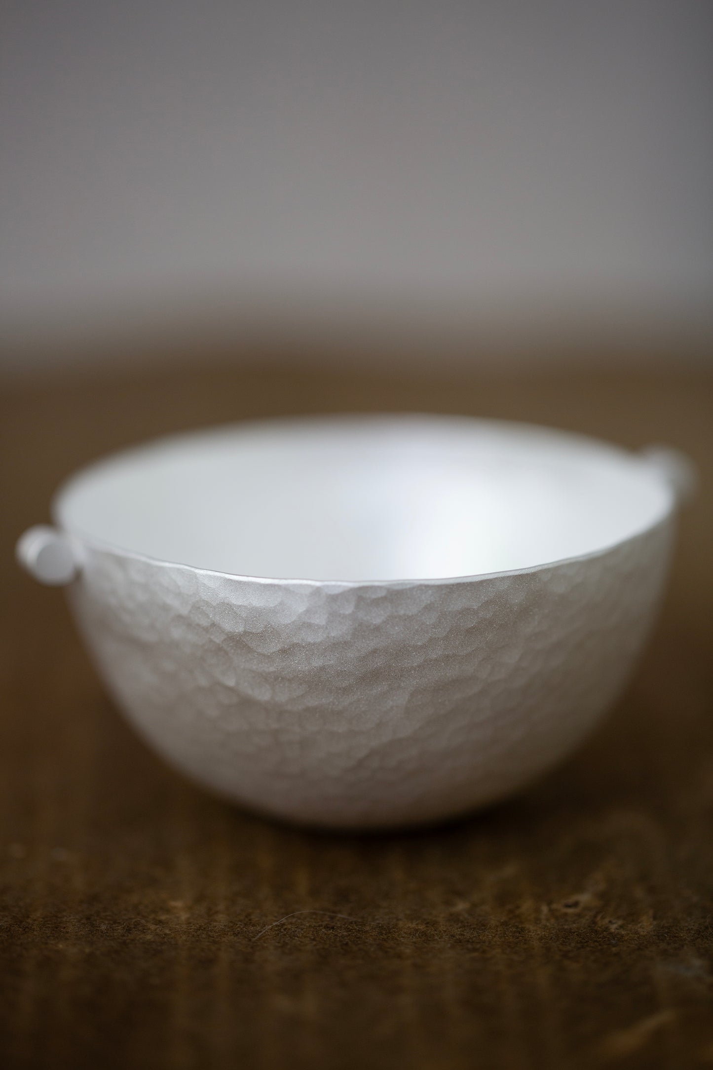 Sterling silver coated earcup by Mayumi Utsunomiya