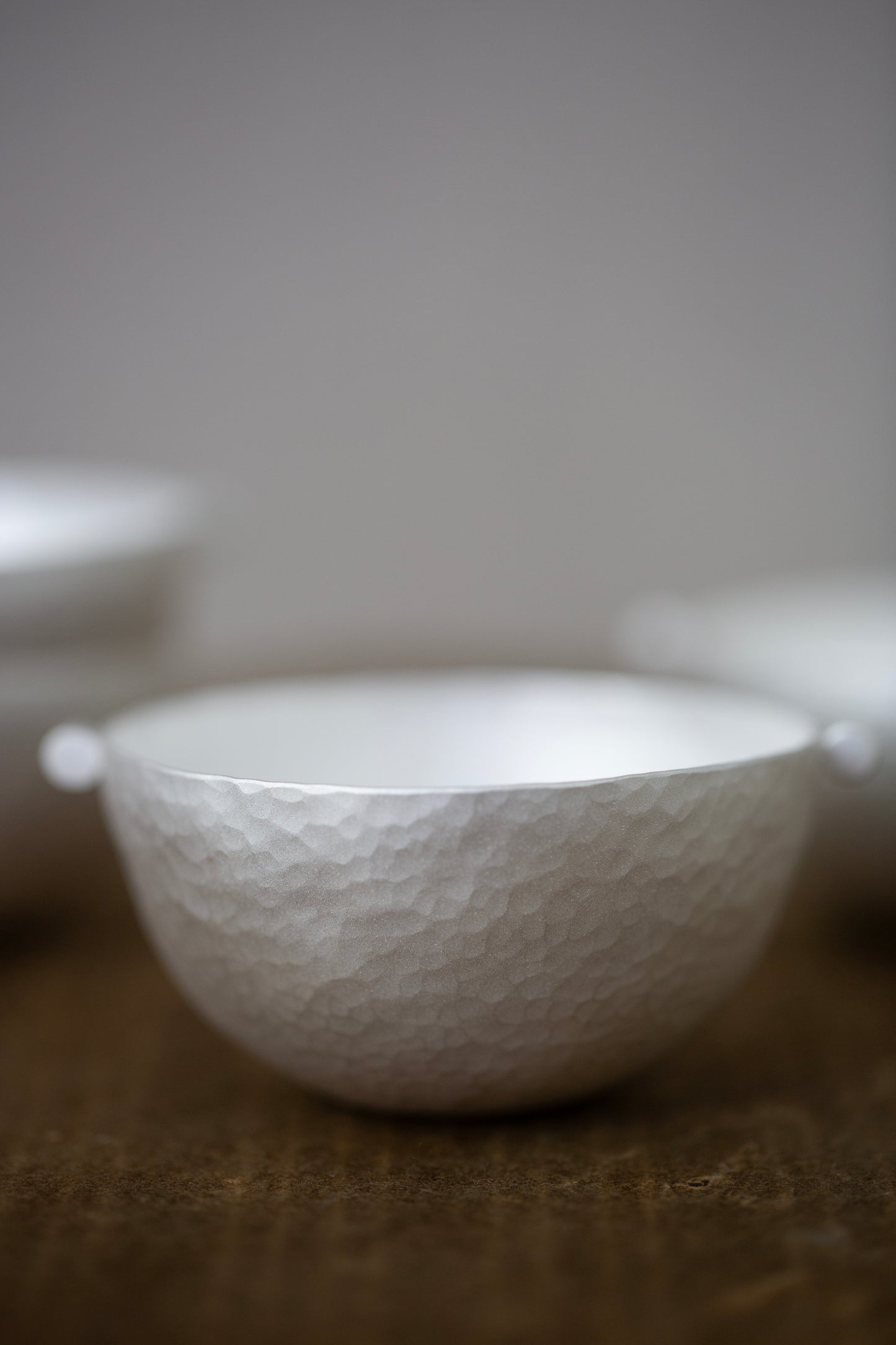 Sterling silver coated earcup by Mayumi Utsunomiya