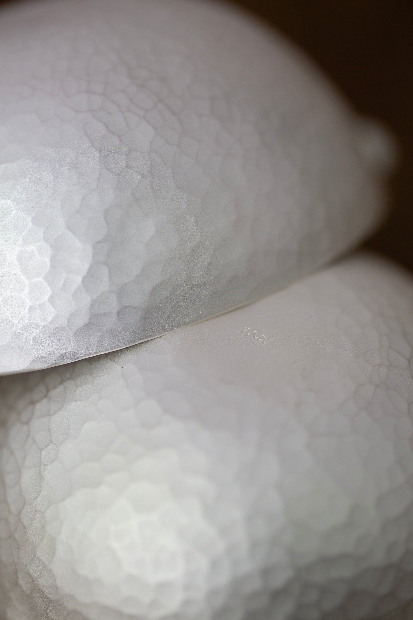 Sterling silver coated earcup by Mayumi Utsunomiya