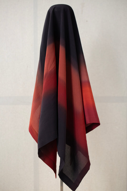 RUST CARRé (L) Hand Dyed Scarf - SERIE NR. 036