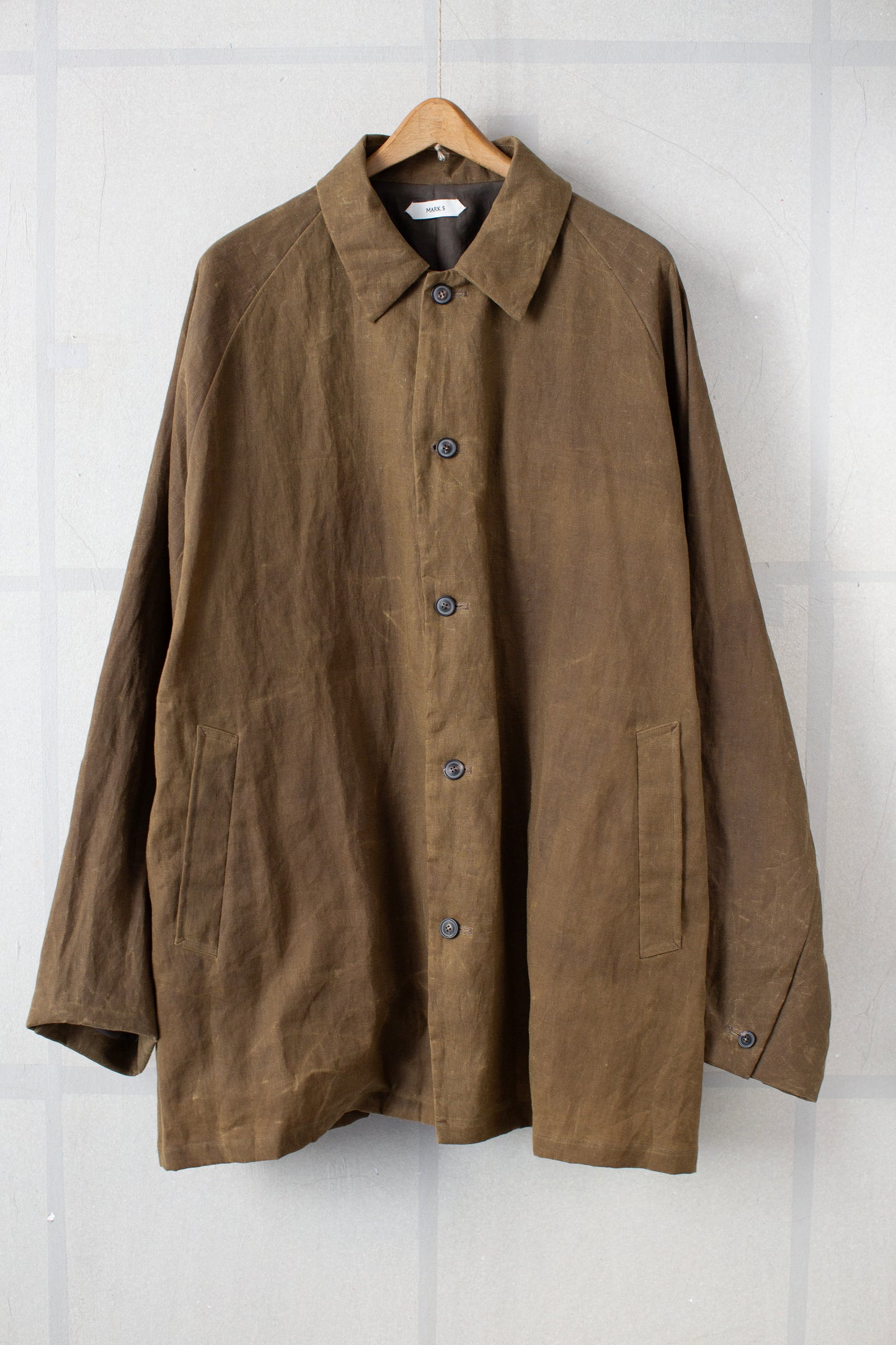 Beige Oil Paraffin Stalker Jacket