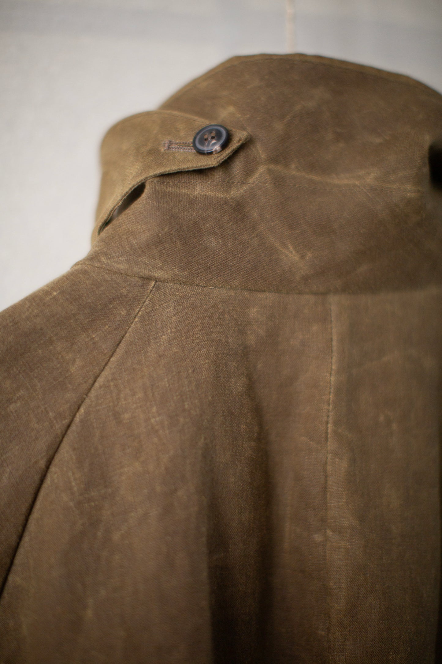 Beige Oil Paraffin Stalker Jacket