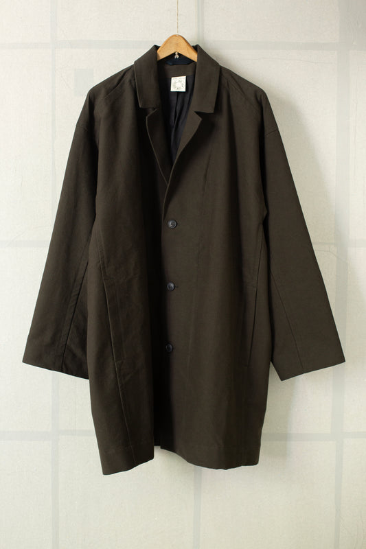 COAT#33 - ANTIQUE COTTON CLOTH FOREST