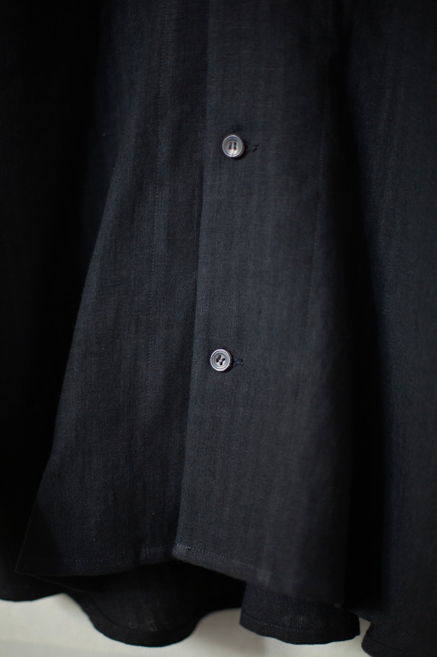 SHIRT#99 - LINEN SHIRTING BLACK