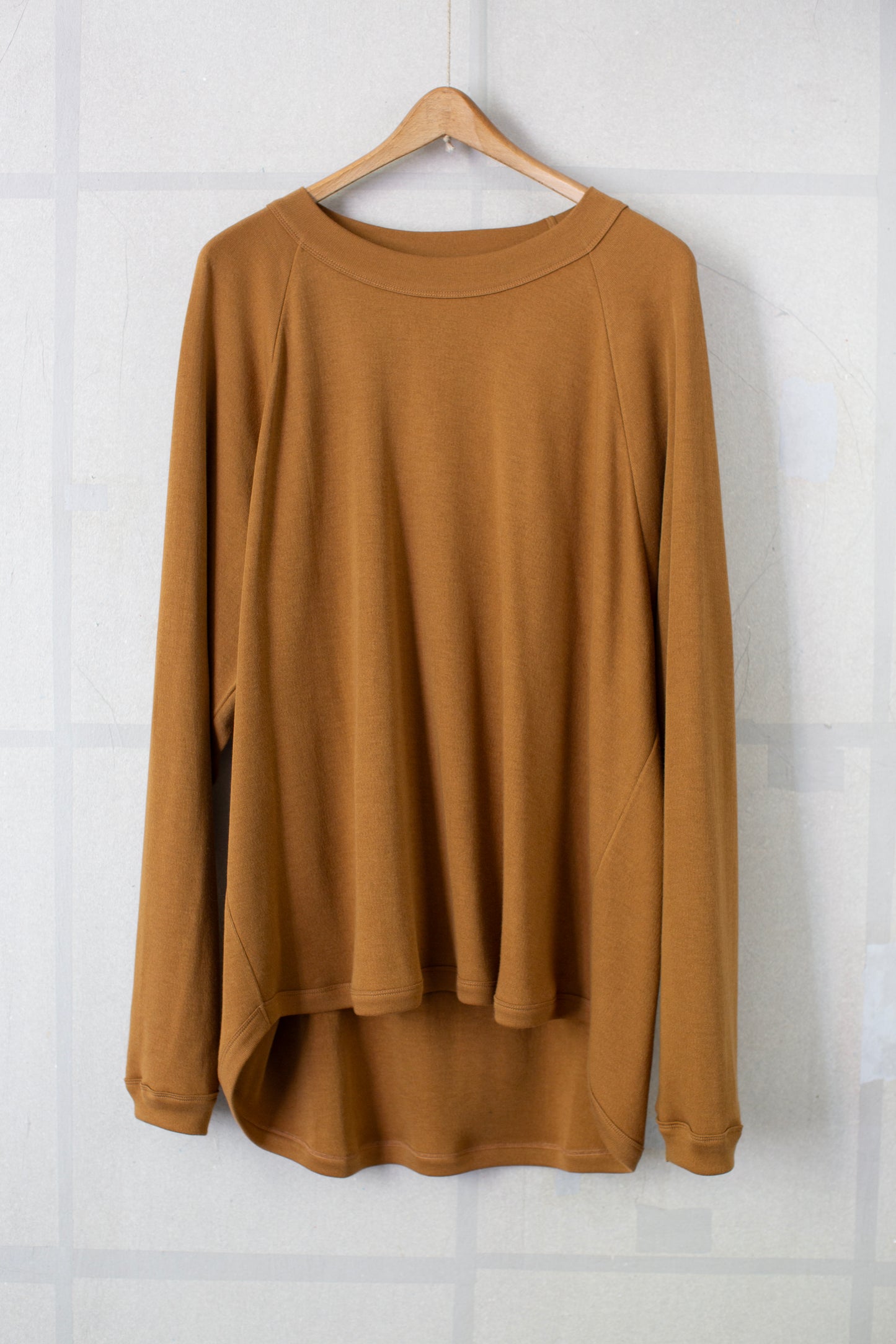 TEE#93 - OCHRE COTTON CASHMERE PANCAKE