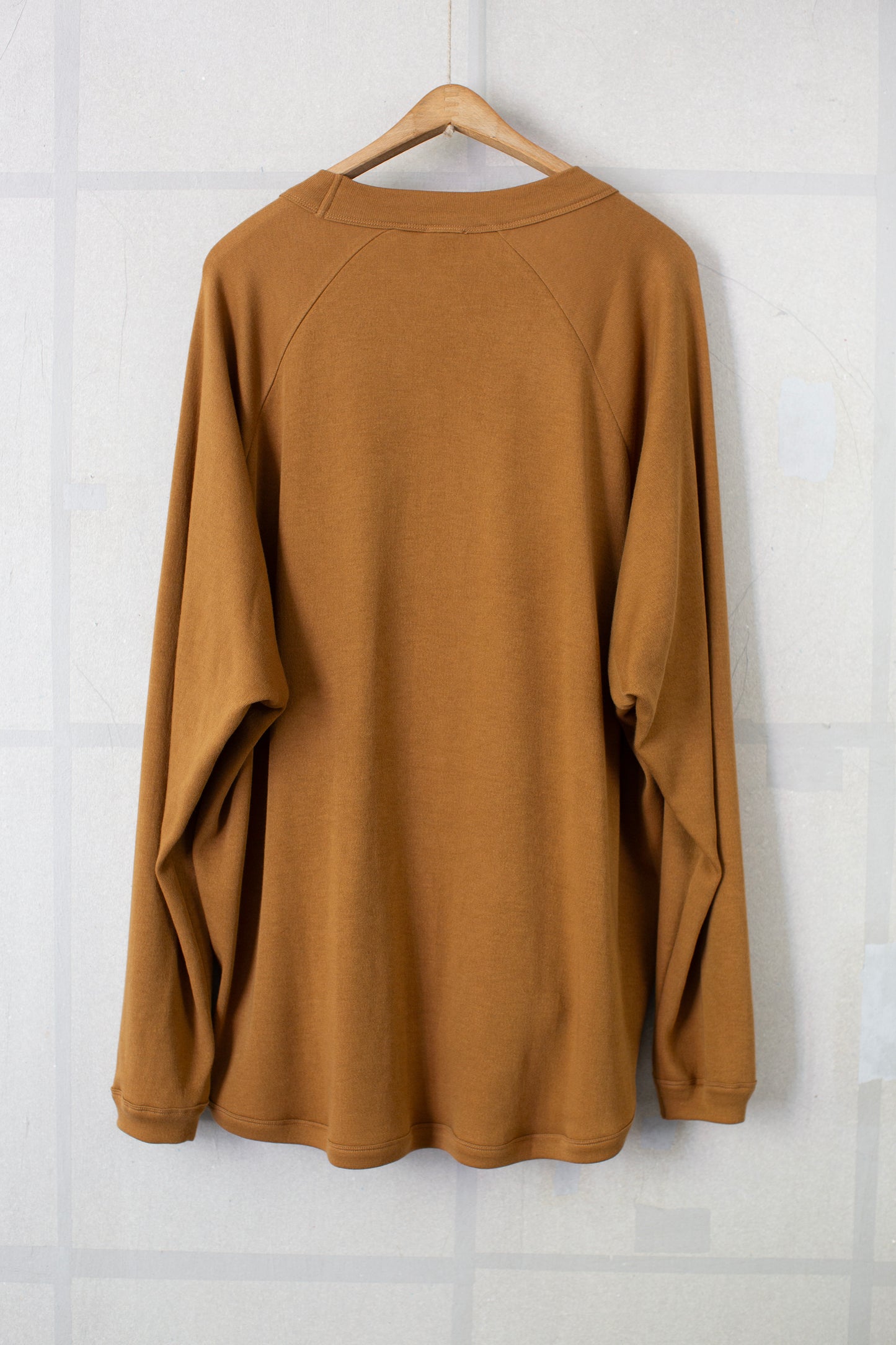 TEE#93 - OCHRE COTTON CASHMERE PANCAKE