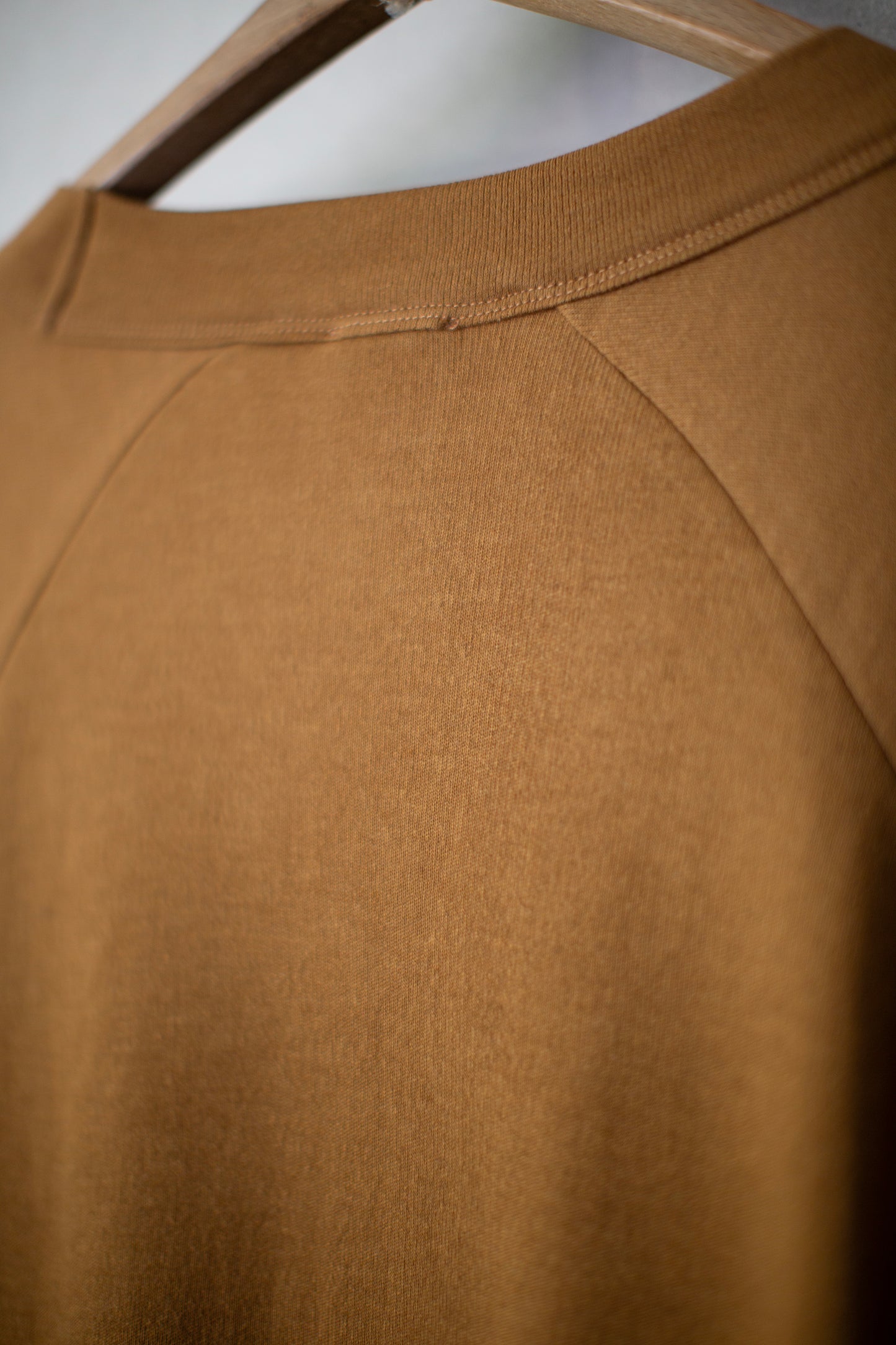 TEE#93 - OCHRE COTTON CASHMERE PANCAKE