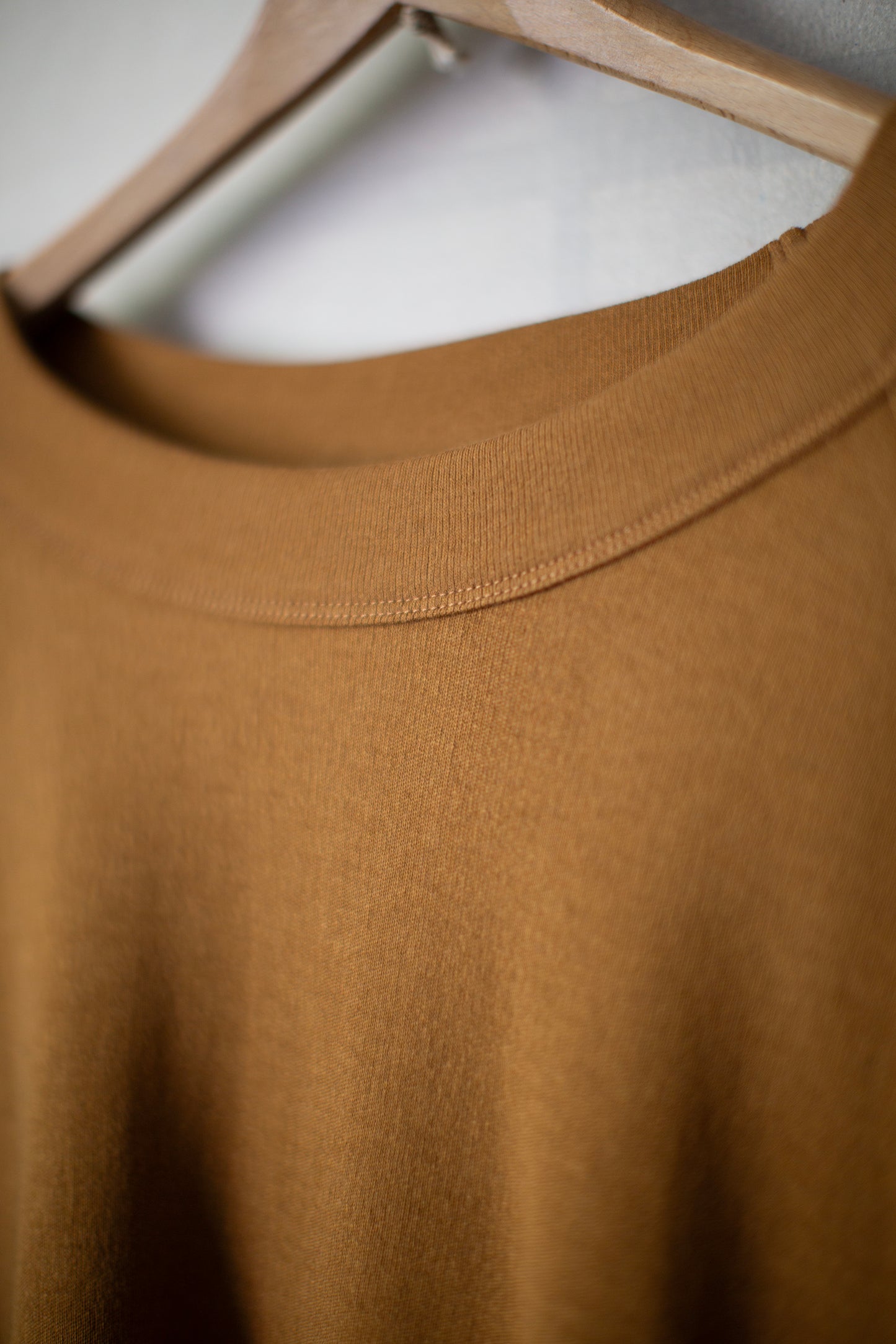 TEE#93 - OCHRE COTTON CASHMERE PANCAKE